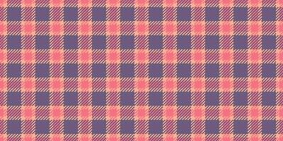 dezembro vetor têxtil tartan, Década de 1970 tecido xadrez fundo. oficial Verifica padronizar textura desatado dentro pastel e laranja cores.