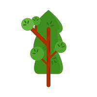 árvore verde natureza ilustração vetor