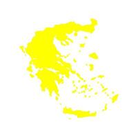 Alto detalhado vetor mapa - Grécia