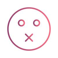 Mudo Emoji Vector Icon