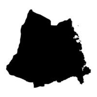 lindo região mapa, administrativo divisão do Tanzânia. vetor ilustração.