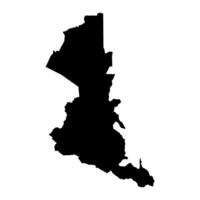songwe região mapa, administrativo divisão do Tanzânia. vetor ilustração.