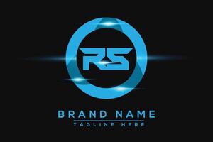 rs azul logotipo Projeto. vetor logotipo Projeto para negócios.