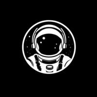 astronauta - minimalista e plano logotipo - vetor ilustração