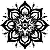 mandala, minimalista e simples silhueta - vetor ilustração