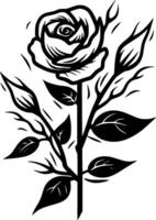 rosas - minimalista e plano logotipo - vetor ilustração