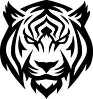 tigre, Preto e branco vetor ilustração