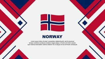 Noruega bandeira abstrato fundo Projeto modelo. Noruega independência dia bandeira papel de parede vetor ilustração. Noruega ilustração