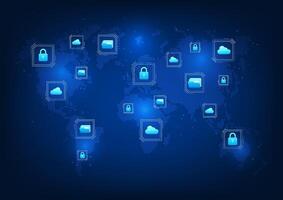 dados rede tecnologia este tem uma cyber segurança sistema Como uma proteção sistema para colecionar companhia em formação através a Internet rede, anti-roubo sistema cyber ataque em dados vetor