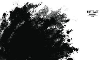 fundo preto e branco com textura grunge vetor