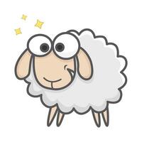 ilustração de ovelhas vetor