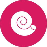 espiral Concha ícone vetor imagem. adequado para Móvel aplicativos, rede apps e impressão meios de comunicação.