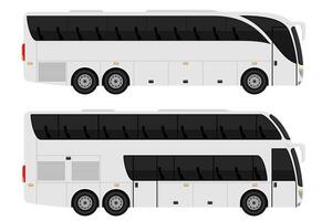 ilustração em vetor estoque ônibus da cidade isolada no fundo branco