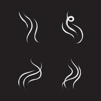 ilustração de desenho de ícone de vetor de fumaça