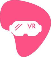 vr óculos vecto ícone vetor