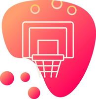 basquetebol aro vecto ícone vetor