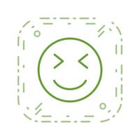 ícone de vetor emoji de wink