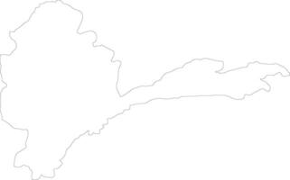 Badakhshan Afeganistão esboço mapa vetor