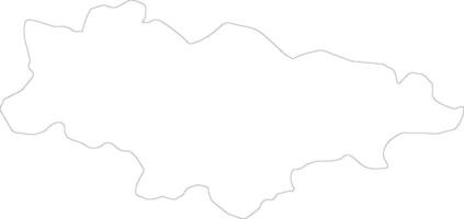 haskovo Bulgária esboço mapa vetor