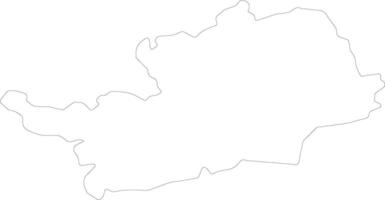 Hertfordshire Unidos reino esboço mapa vetor
