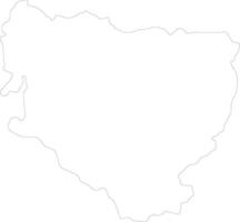 huesca Espanha esboço mapa vetor