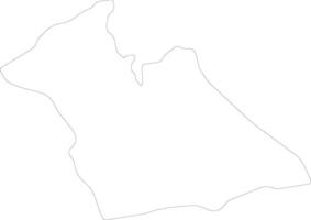 laghouat Argélia esboço mapa vetor