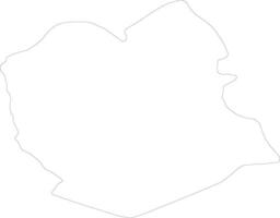 oruro Bolívia esboço mapa vetor