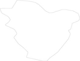 kosovska kamenica Kosovo esboço mapa vetor