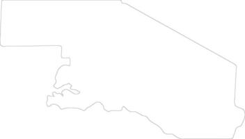 mara Unidos república do Tanzânia esboço mapa vetor
