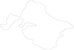 mehedinti romênia esboço mapa vetor