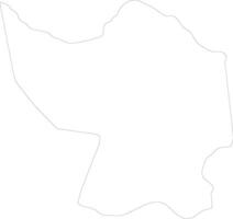 misiones Paraguai esboço mapa vetor