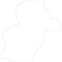 nkhata baía malawi esboço mapa vetor