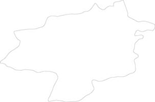 sivas Peru esboço mapa vetor