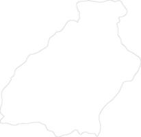 Surkhandarya uzbequistão esboço mapa vetor