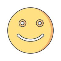 Ícone de vetor de Emoticon feliz