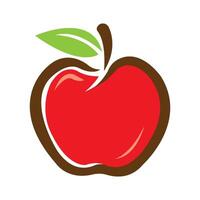 modelo de design de vetor de logotipo de ícone de maçã