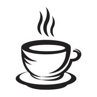 café copo ícone logotipo vetor Projeto modelo