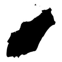 nabeul governadoria mapa, administrativo divisão do Tunísia. vetor ilustração.