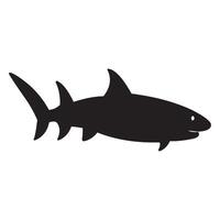 modelo de design de vetor de logotipo de ícone de tubarão