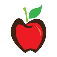 modelo de design de vetor de logotipo de ícone de maçã