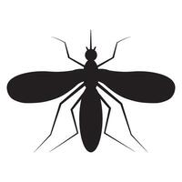 modelo de design de vetor de logotipo de ícone de mosquito