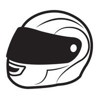 modelo de design de vetor de logotipo de ícone de capacete