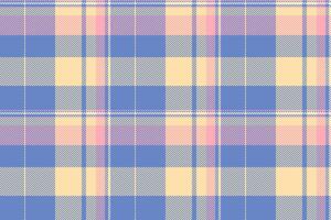 criação têxtil desatado padrão, escocês tecido vetor verificar. Década de 1960 textura xadrez tartan fundo dentro azul e navajo branco cores.