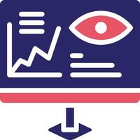 monitoramento analytics vetor ícone