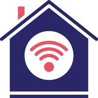 casa Wi-fi vetor ícone