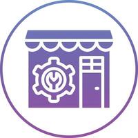 mecânico fazer compras vetor ícone