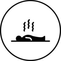 ícone de vetor de sauna