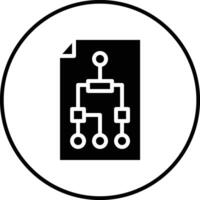 ícone de vetor de fluxo de trabalho