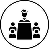 ícone de vetor de reunião