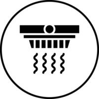 ícone de vetor de detector de fumaça